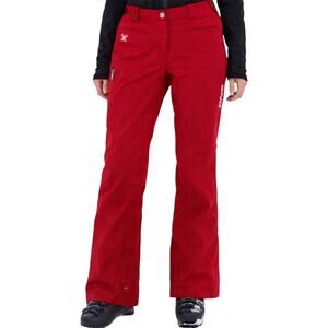 Descente DNA Snow Ski Pants Insulated Winter Straight Snowboarding Red 8 30x32